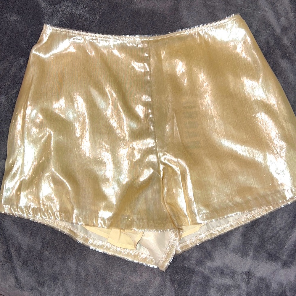 Champagne fancy shorts from Urban Outfitters